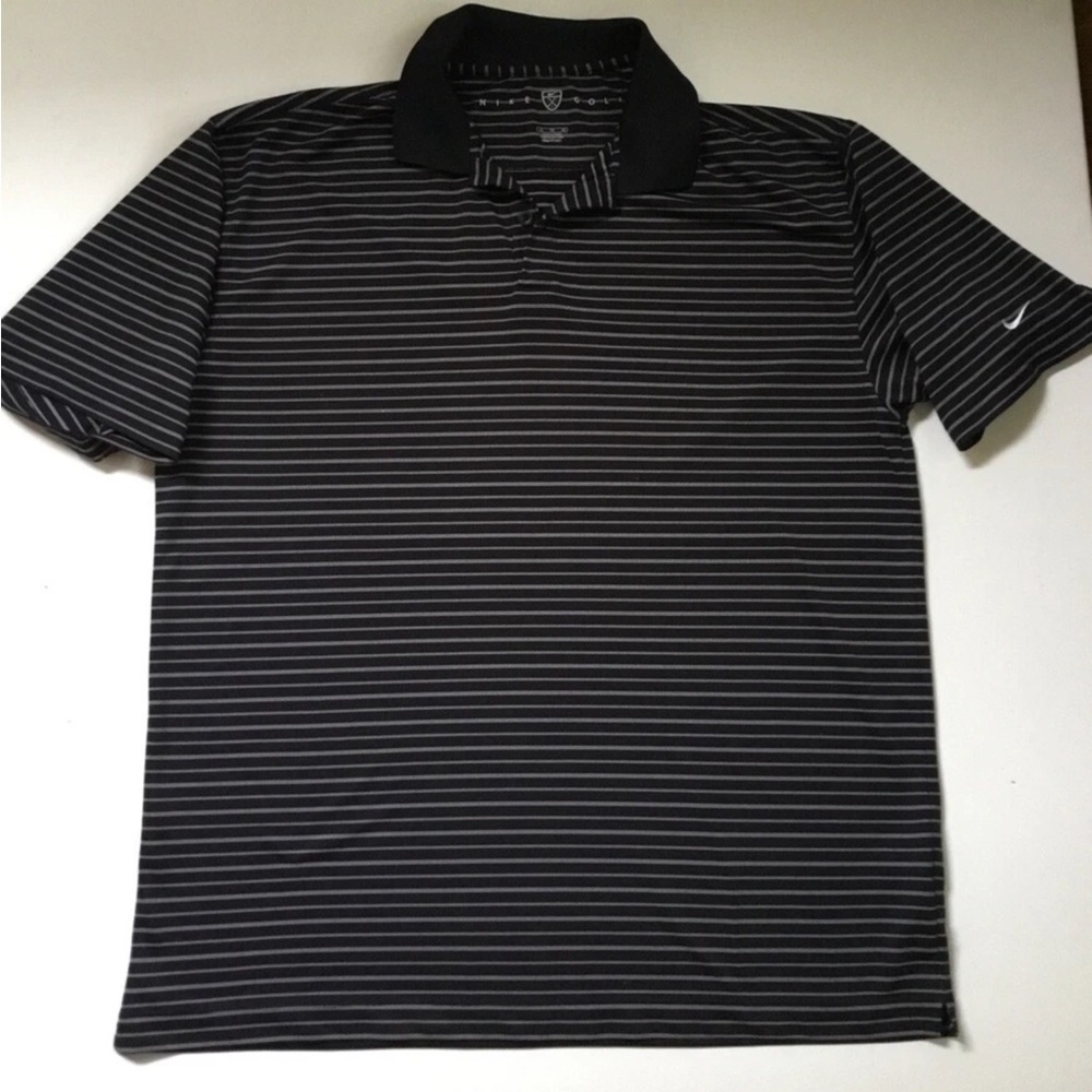 Nike Polo Shirt Mens Short Sleeve Henley Golf Fit Dry